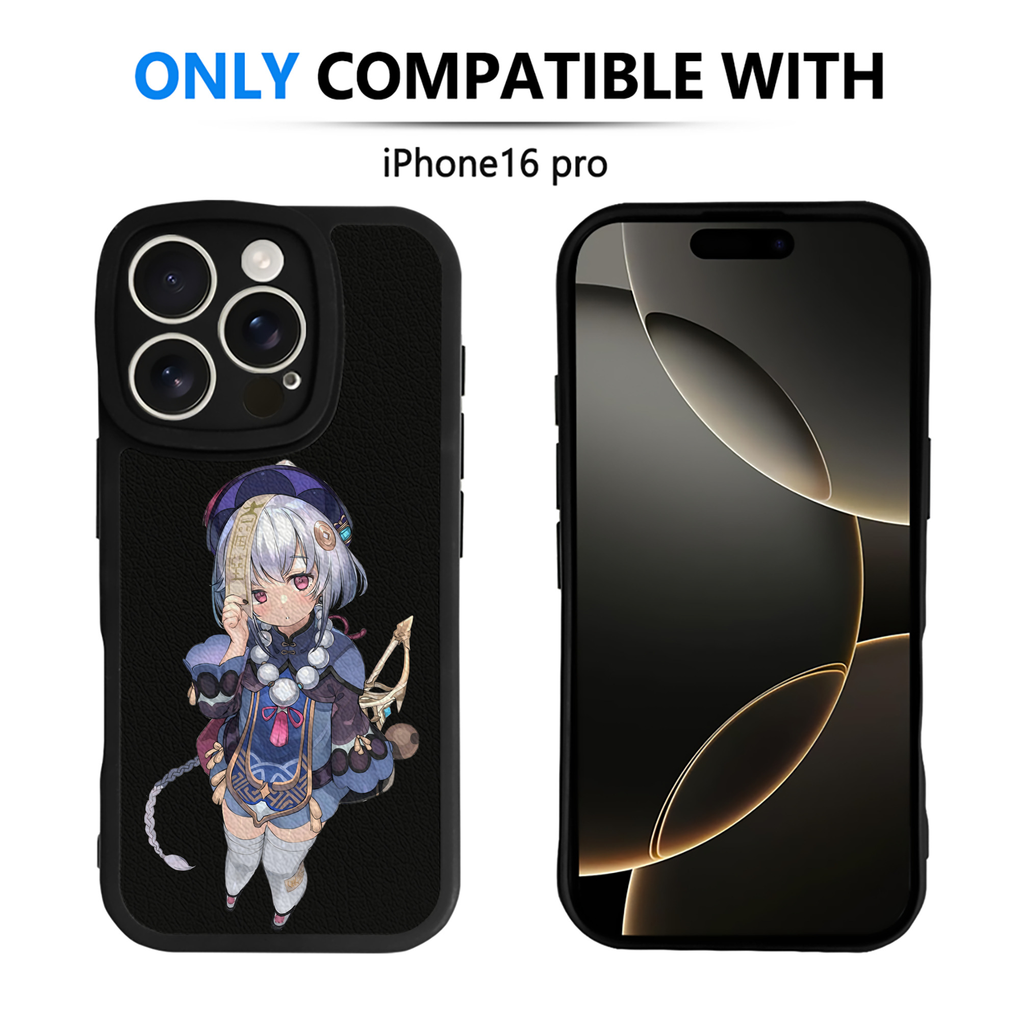 げんし神 七七 なな  genshin Nana 【iPhone 16シリーズ対応】シリコンスマホケース（レザー調） 材質：シリコン